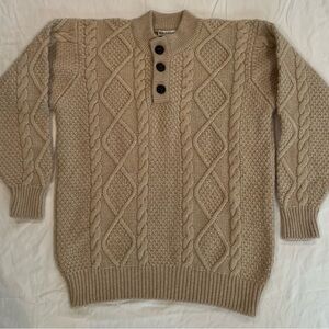 Bullock & Jones Tan Knit Sweater Men’s Large